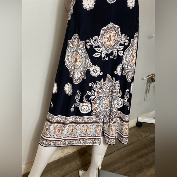 INC International Concepts Printed Maxi Dress size M - Picture 9 of 9